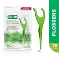 thumbnail image 1 of GUM® Angled Clean Flossers, Easily Reaches Back Teeth, Fresh Mint Flavour, 75 Count, 1 of 8