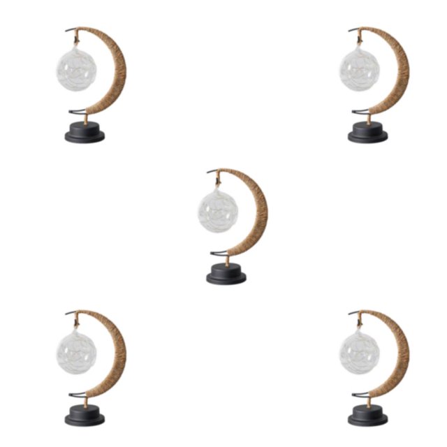 Youkk Versatile LED Desk Lamp Suitable For Office Study Or Bedroom Decorative Lamp Night Light With Stand warm light 5Set