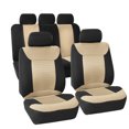 thumbnail image 1 of FH Group Universal Car Seat Covers Full Set Premium Fabric 3D Air Mesh, 1 of 7