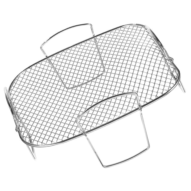 LOLIPPYY Grille Polyvalente en Acier Inoxydable pour Friteuse à Air Chaud pour Four Usage Domestique Support de Cuisson à la Vapeur et de Rôtissage