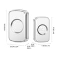 thumbnail image 3 of Wireless Doorbell Household No Need For Batteries Large Volume Pager, 3 of 3
