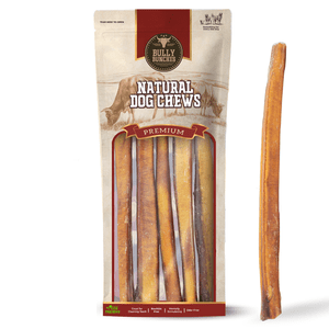 Bully Bunches 12" Épaisseur Bully Sticks Odour Free Tous les croustilles de chien naturel paquet de 5