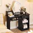 thumbnail image 2 of Ktaxon Home Office Computer Desk Workstation Laptop PC Study Table Drawer Keyboard Tray Black, 2 of 9