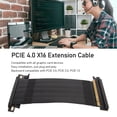 thumbnail image 3 of Câble Riser PCIE 4.0 X16 Haute Vitesse Flexible Câble d'Extension GPU RTX 4090 RTX 7900 XT, 3 of 7