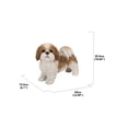 thumbnail image 5 of Statue d'Animal de Décoration de Jardin Brun et Blanc Debout Shih Tzu, 5 of 5