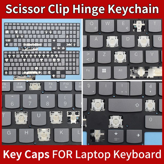 Replacement Backlit Keycap Key For Lenovo Legion Legion 7 16ITHg6 16ACHg6 S7-16ARHA7 82K6 S7-16IAH7 Laptop Keyboard KEY & Clips 1 Hinge