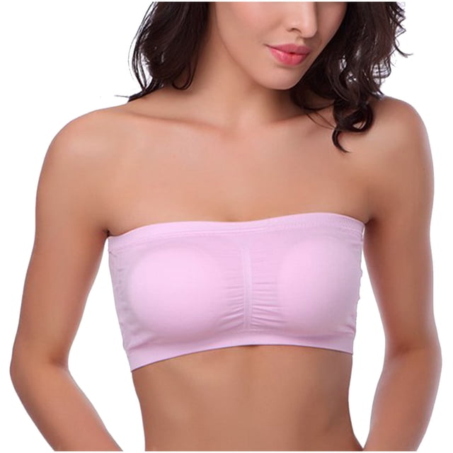Soutien-gorge Tube Aguichant pour Femmes avec Coussinet de Poitrine pour Éviter les Fuites