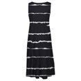 thumbnail image 4 of SMihono Robes d'Été Bohémiennes pour Femmes Grande Taille Mode Décontractée Aguichant Col Carré Imprimé Robes d'Été Sans Manches Robe Chandail, 4 of 5