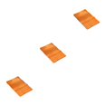 thumbnail image 1 of Youkk Polyester Chenille Bath Mat - Strong Water Absorption Exquisite Crafted Soft Texture No Shedding Orange 40cm*60cm 3Set, 1 of 6