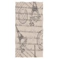 thumbnail image 1 of Serviettes à Main Tour Eiffel Motif Tampons Rétro Serviette Paris Ultra Douce Très Absorbante Serviette de Salle de Bain Multifonction pour Main, Visage, Gym, Sports et Spa Décoration Maison, 16x30 Po, 1 of 4