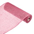 thumbnail image 1 of Unique Bargains PP Burlap Mesh 10' x 5 Yards Decorative Wrapping Ribbon, Rose Pink 1 Roll, 1 of 5
