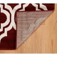 thumbnail image 5 of Capri Quatrefoil Red & Cream 6' 5" x 9' 3" Area Rug, 5 of 5
