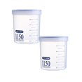 thumbnail image 1 of Oleegame 2PC Produce Storage Round Plastic Sealed Jar Storage Jar Kitchen Multigrain Storage Box, 1 of 7