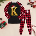 thumbnail image 2 of Huesdet Ensemble pour Garçons et Filles Pantalon Long Manches Longues Col Rond Imprimé 3D (4-5 Ans, Noir), 2 of 4