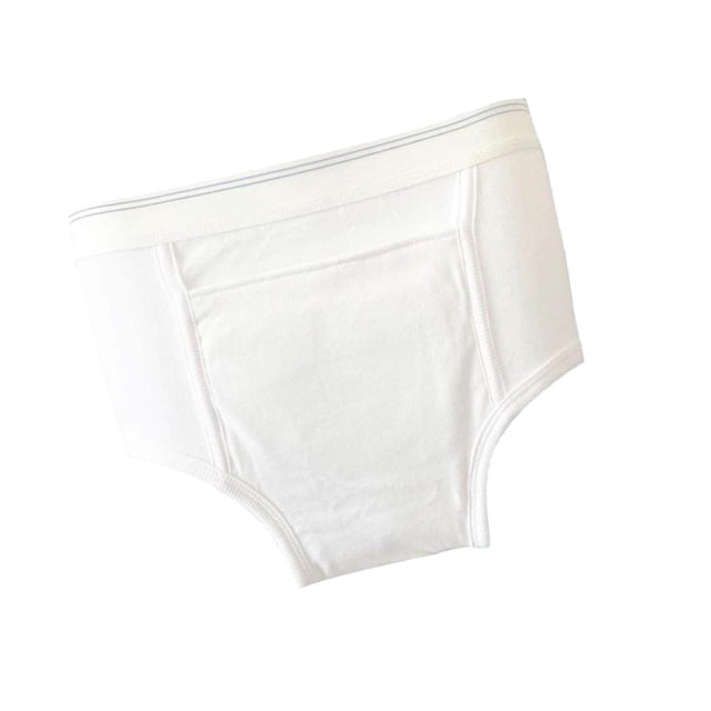 Maoww Washable Absorbency Incontinence Aid Cotton Underwear Briefs for Men XXL