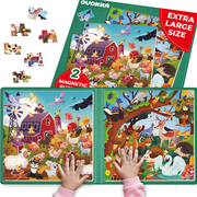 Quokka Magnetic Puzzles for Kids Ages 3-5 - Puzzles Games for Toddlers - Farm & Forest Animals Learning Magnet