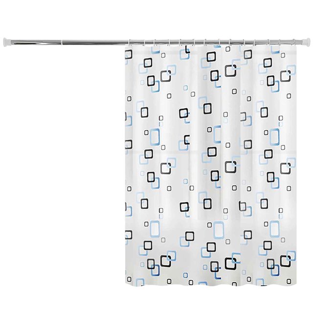 Clear Shower Curtain with Design Shower Curtain Bathroom Curtain Partition Curtain Shower Curtain Shower Curtain Mildew-Proof Wet and Dry Separation Fabric Shower Curtains for Bathroom