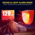 thumbnail image 2 of Solar Animal Repeller Motion Sensor Outdoor Alarm Lamp Dog Barking Waterproof, 2 of 11
