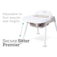 thumbnail image 4 of Foundations Secure Sitter 13" 3 Pack Feeding Chairs with Removable Tray, Easy to Clean, Stackable Feeding Chairs, 4 of 6