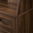 thumbnail image 4 of Walker Edison Belfast 64" Modern Engineered Wood Hutch in Dark Walnut, 4 of 9