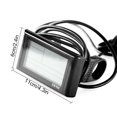 thumbnail image 2 of 24V-48V Universal E-Bike LCD Display Panel - SW900 Model with Battery Power, Speed & Gear Level Monitoring, Easy Installation, Plastic Construction (11x6cm, 250g) for Electric Bikes (Not for Scooters), 2 of 6