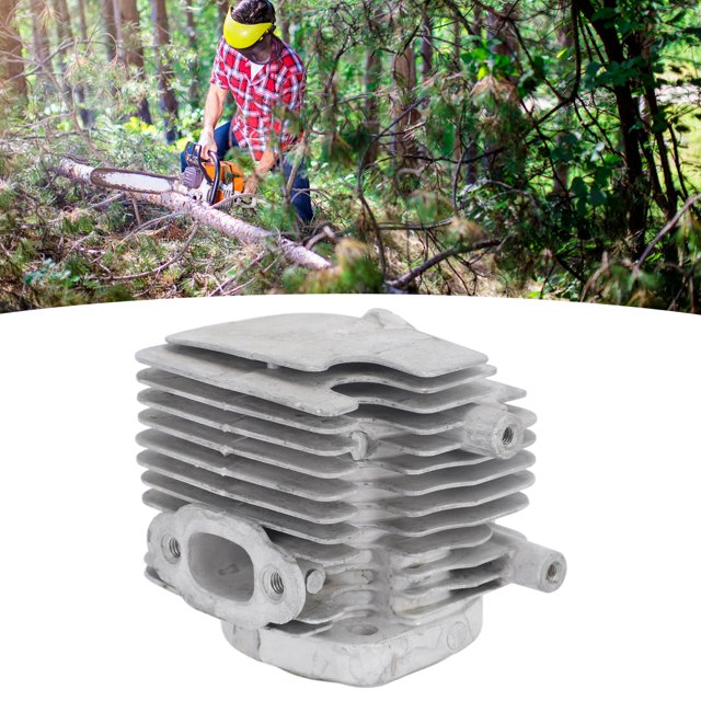 Chainsaw Cylinder Piston Parts, Cylinder Piston Assembly High Hardness For Maintenance