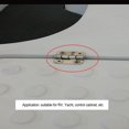 thumbnail image 3 of Pack of 2 Yacht Deck Door RV Hinge Stainless Hinges Replacing Part Window Hardware Repairing Accessory Boat Canoe Small, 3 of 9