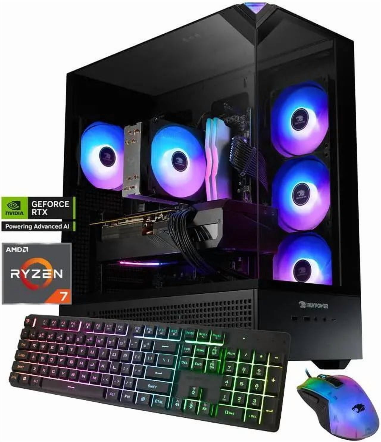 iBUYPOWER Element Gaming PC – Ryzen 7 8700F, RTX 5060, 32GB DDR5, 1TB NVMe SSD, Windows 11