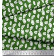 thumbnail image 2 of Soimoi Green Georgette Viscose Fabric Crystal Stone Geometric Print Sewing Fabric Yard 42 Inch Wide, 2 of 3