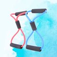 thumbnail image 3 of 2 PCS Gym 8 Word Chest Developer Rubber Latex Resistance Bands Pulling Rope Exercise Stretch Fitness Yoga Tube, 3 of 6