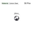 thumbnail image 2 of Unique Bargains Billes de Précision pour Roulements en Acier au Carbone 9 mm pour Réparation Bricolage, Lot de 50, 2 of 5