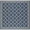 thumbnail image 1 of Safavieh Courtyard Tapis Intérieur Extérieur Bleu Marine - Carré 5 Pieds3 Pouces, 1 of 5
