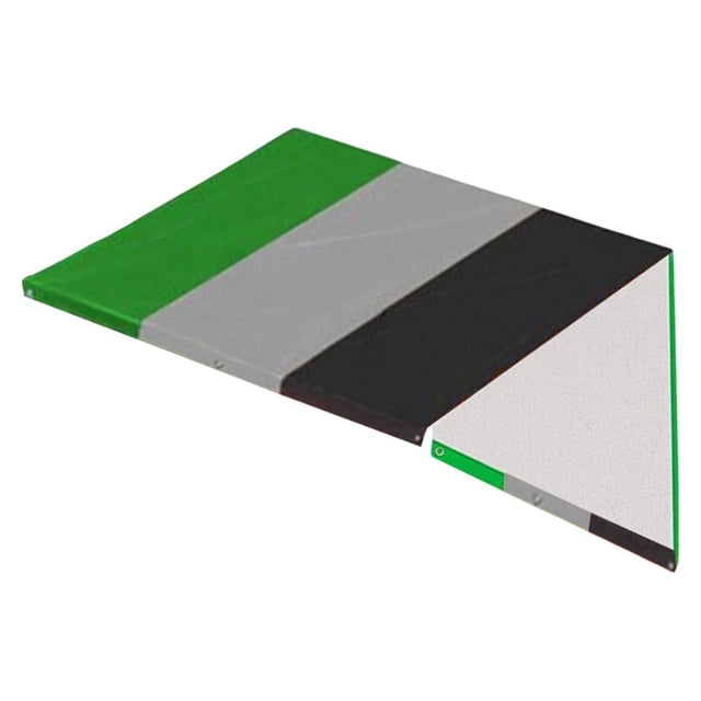Baohd Bâche de Remplacement Imperméable pour Balançoire Toit Tente Pare-Soleil Vert Gris Noir