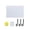 B, variant on Sales Today Clearance! Double-sided Small Whiteboard A4 Office Message Notepad Drawing Board Children's Home Teaching Painting Whiteboard With Pen And Wipe 2ml Deals of The Day Clearance!