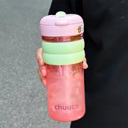 Chmadoxn Kitchen Gadgets, Kitchen Accessories, Large Capacity Fitness Sports Water Bottle - Edibility Grade Plastic-Leakproof Locking Cover- For Gym- Outdoor- Office Work-27oz- water bottle