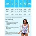thumbnail image 2 of Charmo Ruffled V Neck Swim Tops for Womens Flowy Tankini Tops Padded Bathing Suit Tops(No Bottoms）, 2 of 7