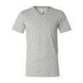 thumbnail image 1 of Bella Canvas Mens Jersey V-Neck Tee, 3XL, Athletic Heather, 1 of 2