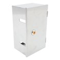 thumbnail image 3 of Boîtier de Protection Verrouillable en Acier Inoxydable Robuste 2-Gang Étanche pour Prise Électrique Protection Murale pour Maison et Bureau, 3 of 8