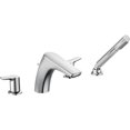 thumbnail image 1 of Moen T987 Method Two-Handle Low Arc Roman Tub Faucet Includes Hand Shower, Chrome, 1 of 1