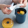 thumbnail image 2 of 1pc Cereal Cup Breakfast Cup Microwave Oven Milk Cup Portable Milk Cup for Home, 2 of 9