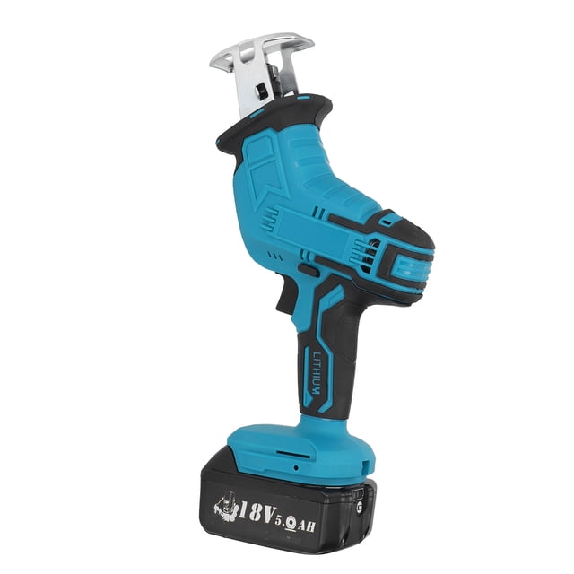 Jigsaw Tool, Electric 18V Reciprocating Saw 22mm Stroke 3100SPM Easy Blade Change For Wood