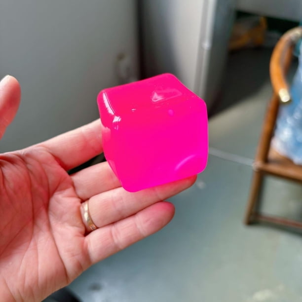 Cube Anti-stress Glaçon – Balle Compressible Et Extensible Pour Se Détendre, Enfant Ou Adulte