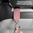 thumbnail image 4 of Dvkptbk Car Hooks Hidden Leather Seatback Hooks Car Hooks for Purses and Bags Interior Car Accessories Car Accessories Interior Suitable for Four-Seater Vehicles, 4 of 6