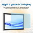 thumbnail image 4 of GreenTouch 23.8" 10 Points PCAP Open Frame Touch Screen Monitors,1920x1080,Black,1000 Nits Brightness, 4 of 7