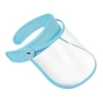 thumbnail image 2 of DYNWAVECA Full Face Protection Adjustable Headgear Breathable Transparent Visor Full Faceshield Face Cover for Work Gardening Grinding blue, 2 of 7