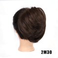 thumbnail image 2 of Chignon Synthétique Désordonné avec Bandes Élastiques Beigne Queue de Cheval Droite Pièces de Cheveux, 2 of 7