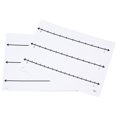 thumbnail image 1 of Tapis de Ligne à Inscrire/à Essuyer avec Chiffres Fractionnaires, 9 Pouces L X 12 Pouces L, Lot de 10, 1 of 3