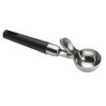 thumbnail image 2 of Oleegame 1PC Kitchen Utensils Set Select Stainless Steel Springable Ice Scoop Fruit Scoop Thickened Durable Ice Scoop Black, 2 of 4