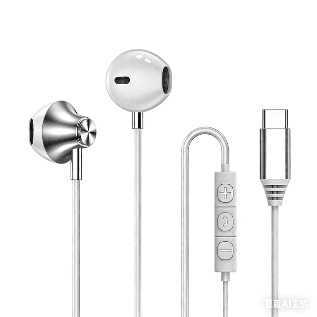 Metal earphones USB-C(TYPE-C) Wired Earbuds for iPad Pro iPhone 15/16/17 Series, Hi-Fi Stereo Sound with Mic Volume Control, Universal Android Compatible