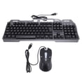thumbnail image 1 of USB Wired Keyboard and Mouse Set, Ergonomic 1200DPI 104 Keys Aluminum Alloy Fast Response Wired Keyboard and Mouse Combo RGB Light  for PC, 1 of 7